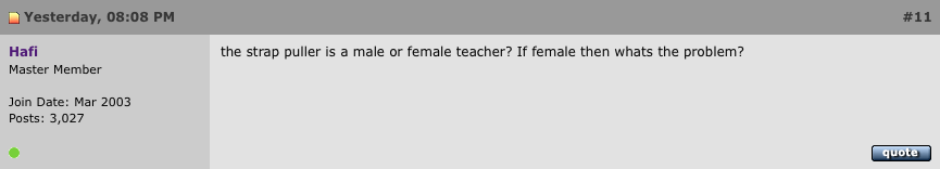 You should never pull anyone's bra strap, even if you're a teacher doing an inspection - Alvinology