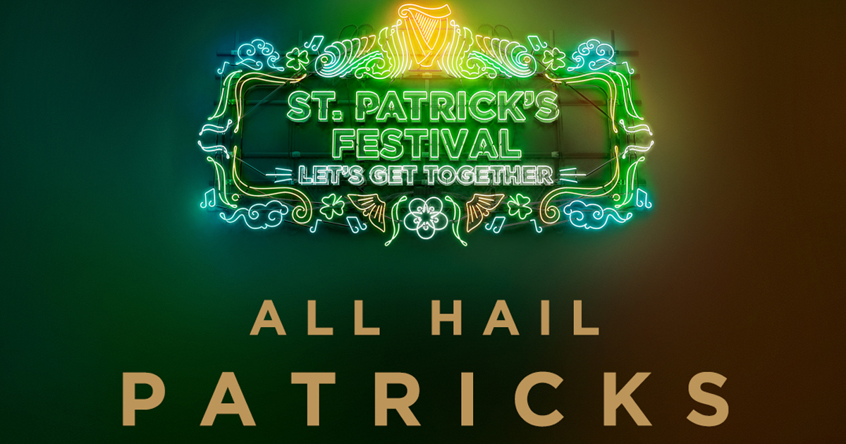 All Hail Patricks! All names starting with “Pat” gets $5 off ever Pint of Guinness and more rewards on St Patrick’s Day - Alvinology