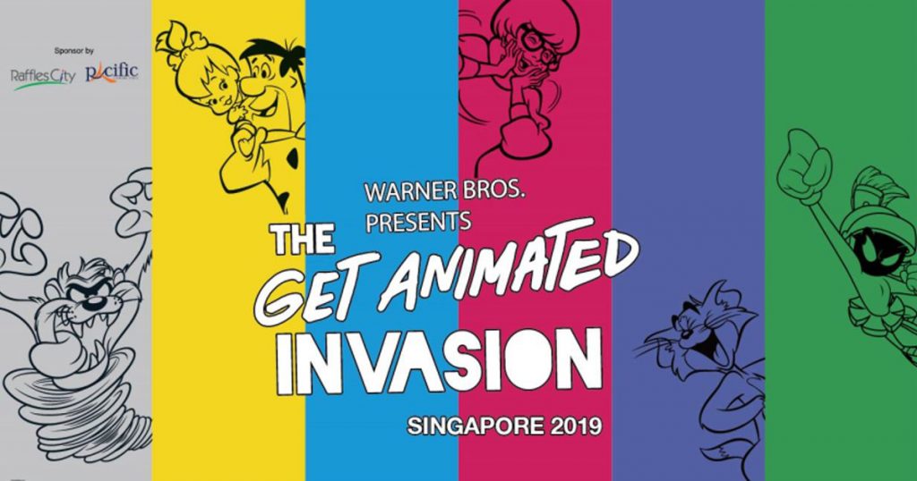 Join Marvin The Martian and His Clones as they take over Raffles City Singapore with the immersive "Get Animated Invasion" - Alvinology