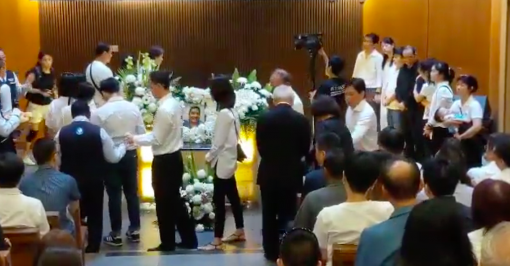 Ben Goi's emotional funeral has Tracy and his family saying they will take care of each other - Alvinology
