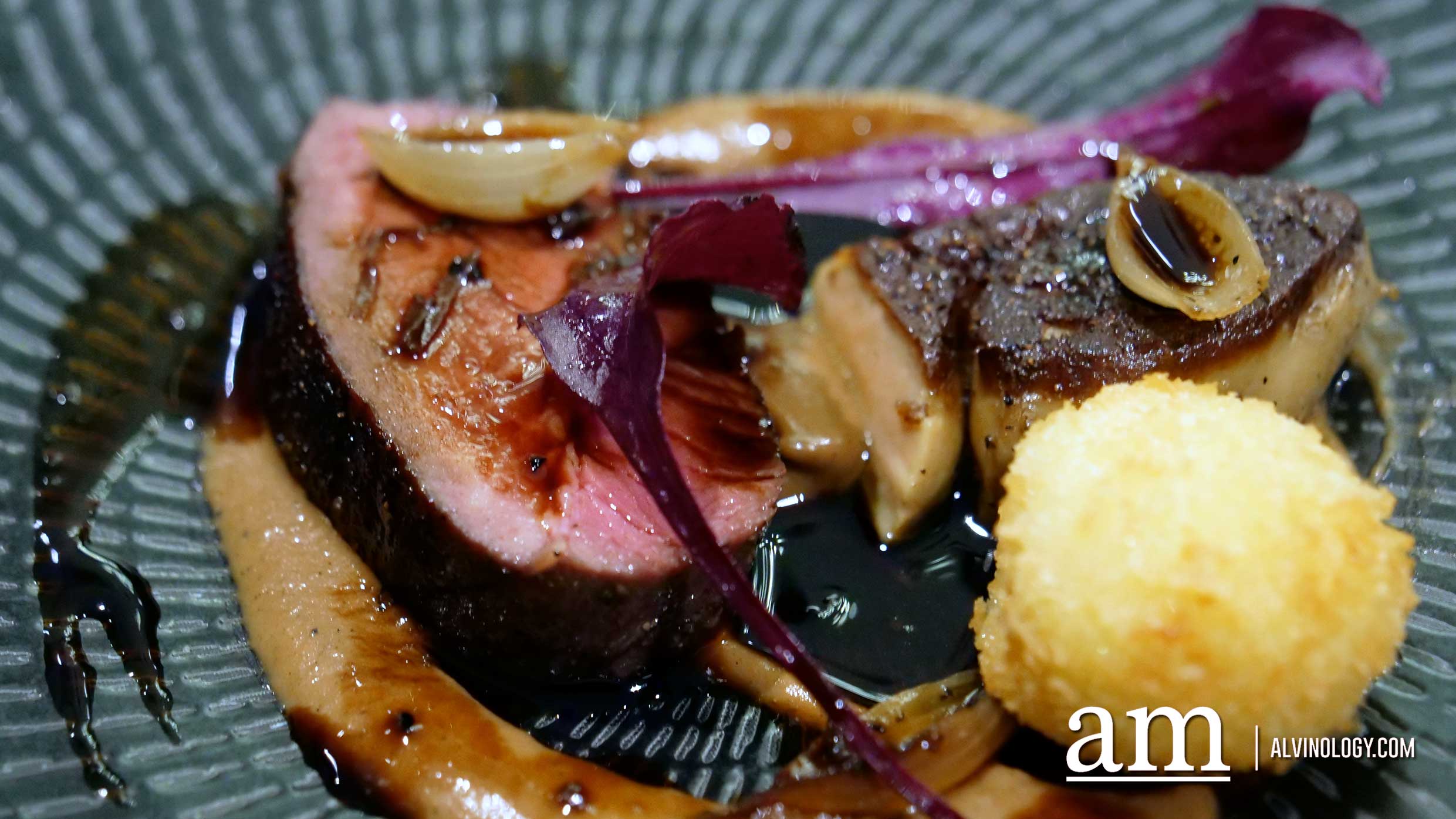 Close-up of the meat 