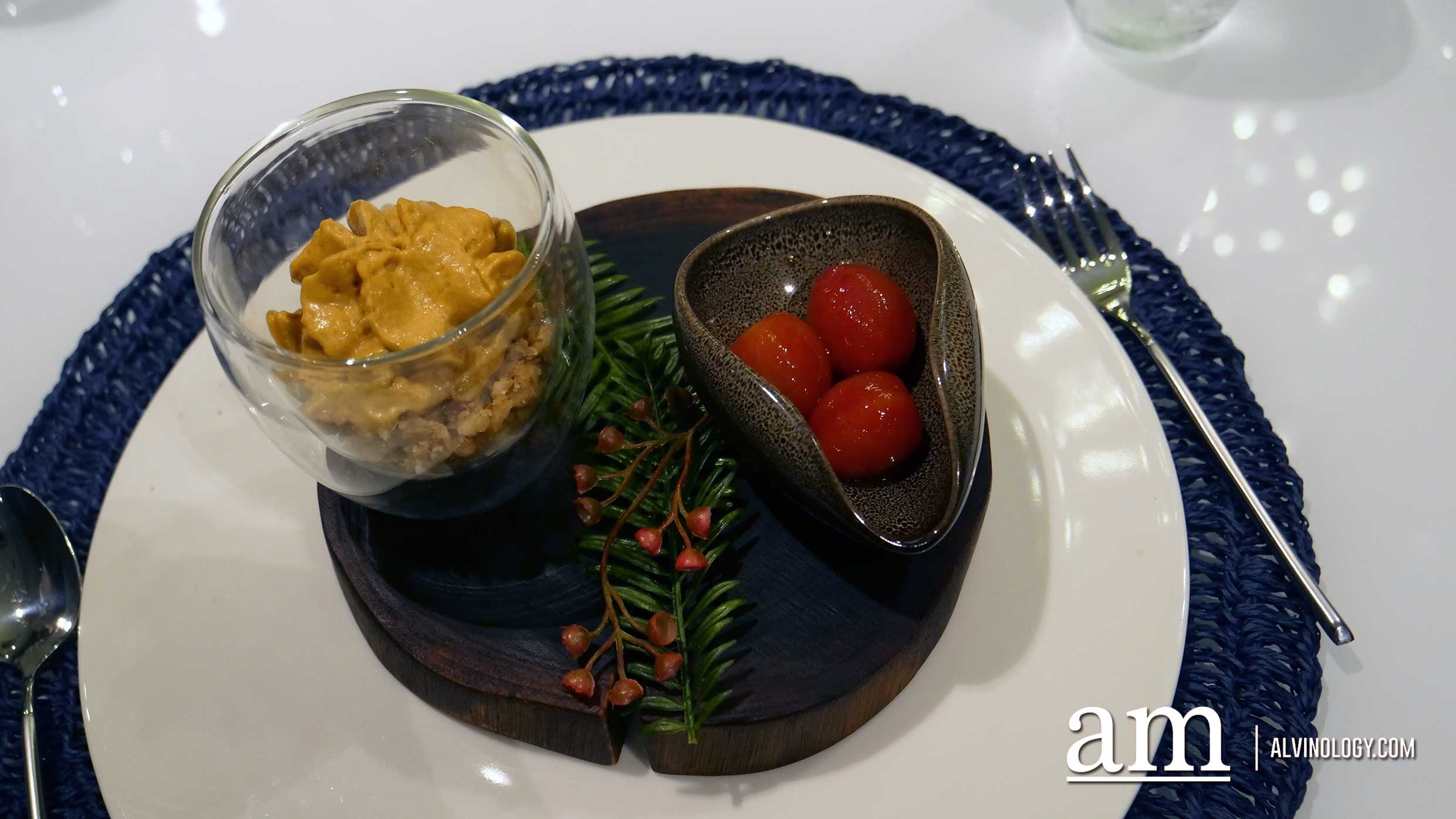 The Cocktail - crab, aerated shrimp, bloody mary tomato