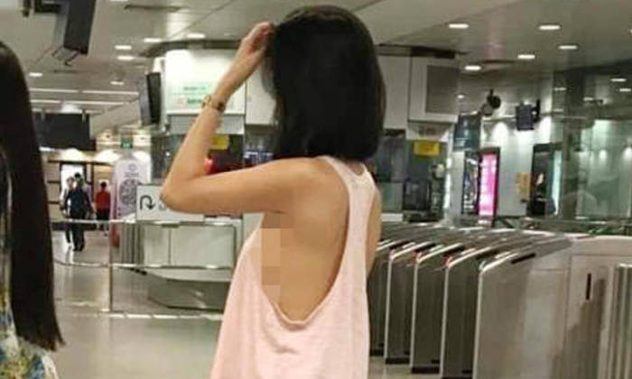 Filipino freelance model Ashley Garcia goes viral for queuing in Somerset MRT Station ATM in "scandalous outfit" - Alvinology
