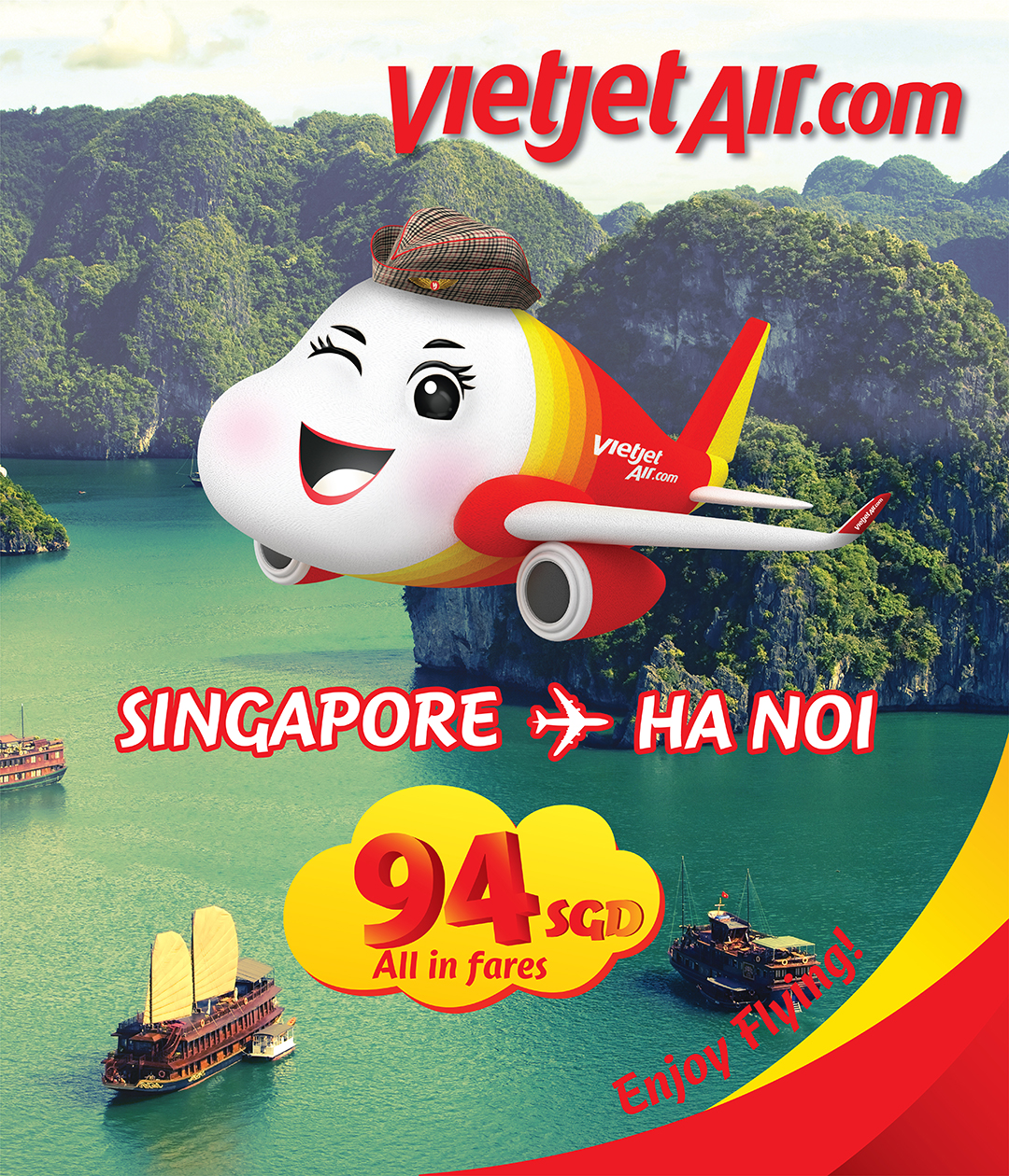 WIN FREE FLIGHTS with Vietjet this weekend at Raffles City Shopping Centre WIN FREE FLIGHTS with Vietjet this weekend at Raffles City Shopping Centre - Alvinology