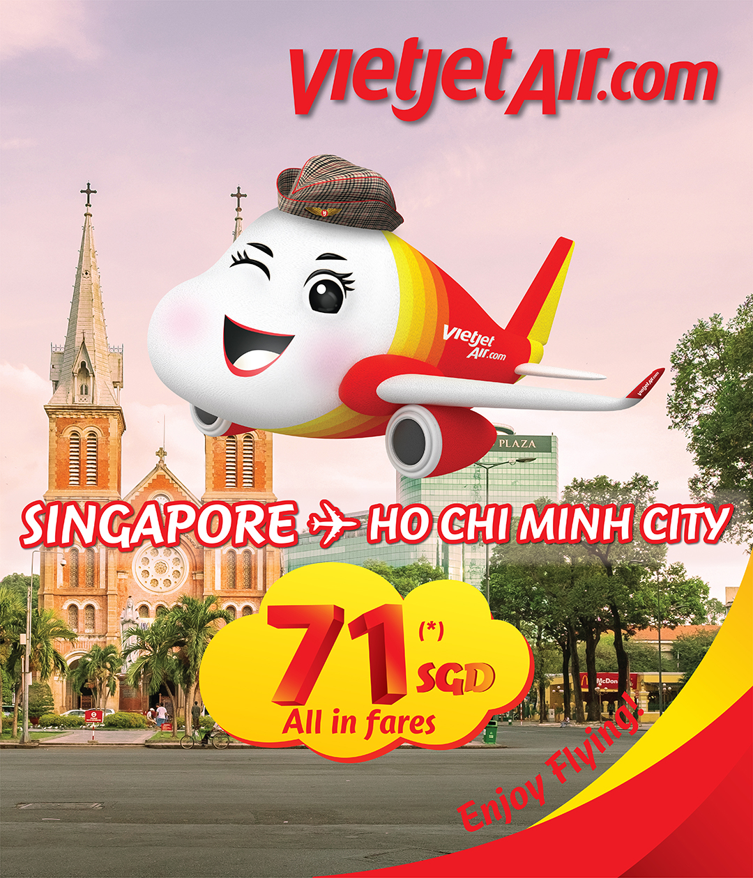 WIN FREE FLIGHTS with Vietjet this weekend at Raffles City Shopping Centre WIN FREE FLIGHTS with Vietjet this weekend at Raffles City Shopping Centre - Alvinology