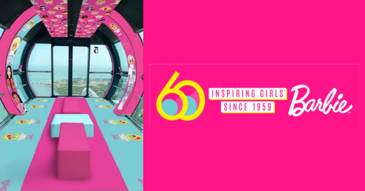 Fly High on the 60th Anniversary Barbie Flight at Singapore Flyer - Alvinology