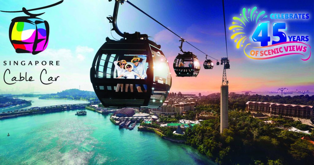 Experience vintage Singapore Cable Car cabins on special display at Mount Faber Cable Car Station - Alvinology
