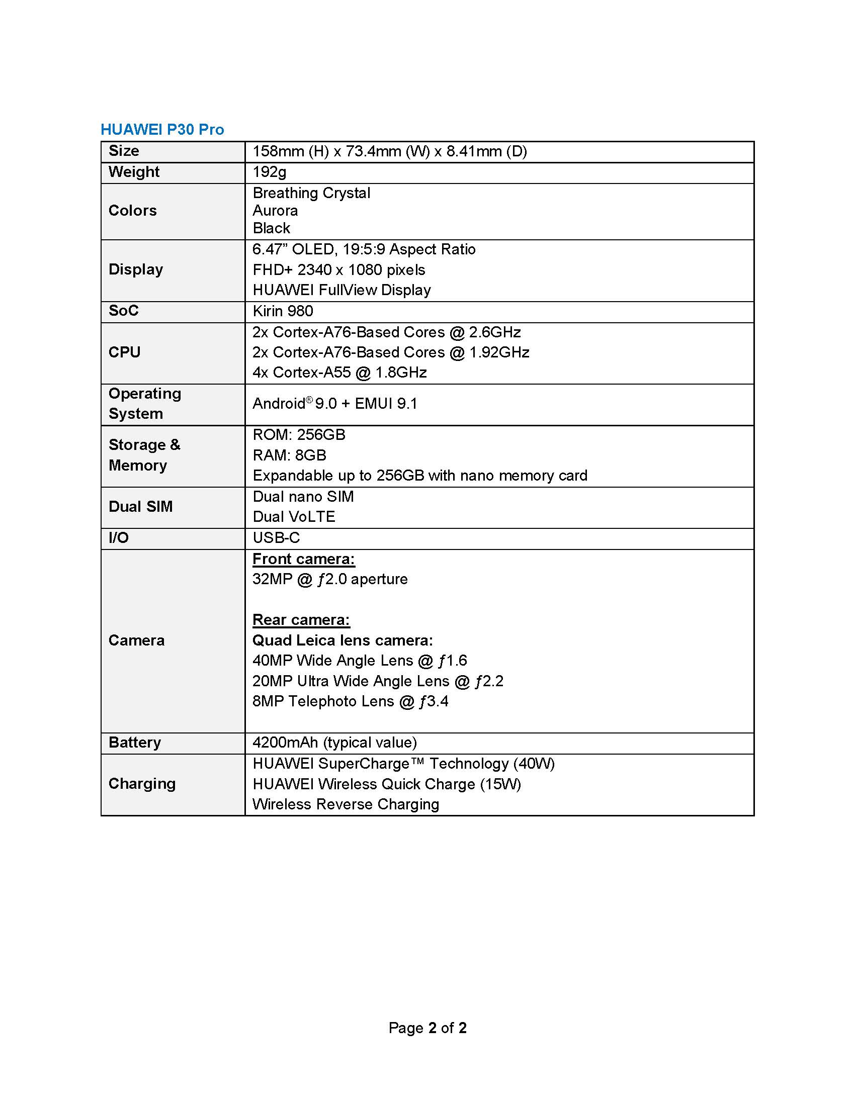 HUAWEI P30 Series is finally out – “P” for Photography HUAWEI P30 Series is finally out – “P” for Photography - Alvinology