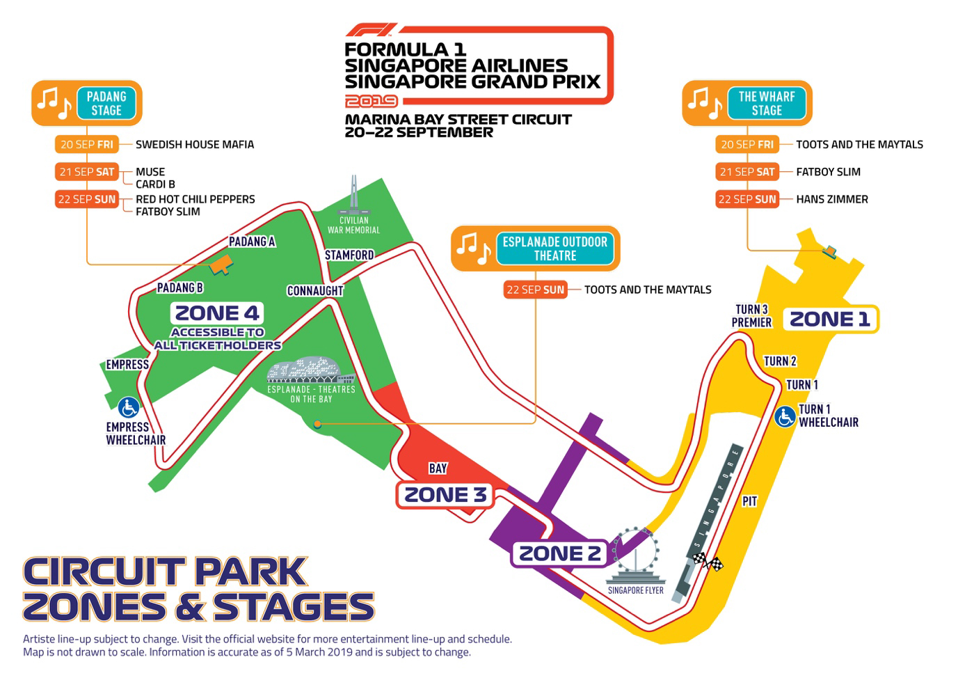 [Promo Inside] Singapore GP’s entertainment line-up for the Formula 1 Singapore Airlines Singapore Grand Prix 2019 - Alvinology