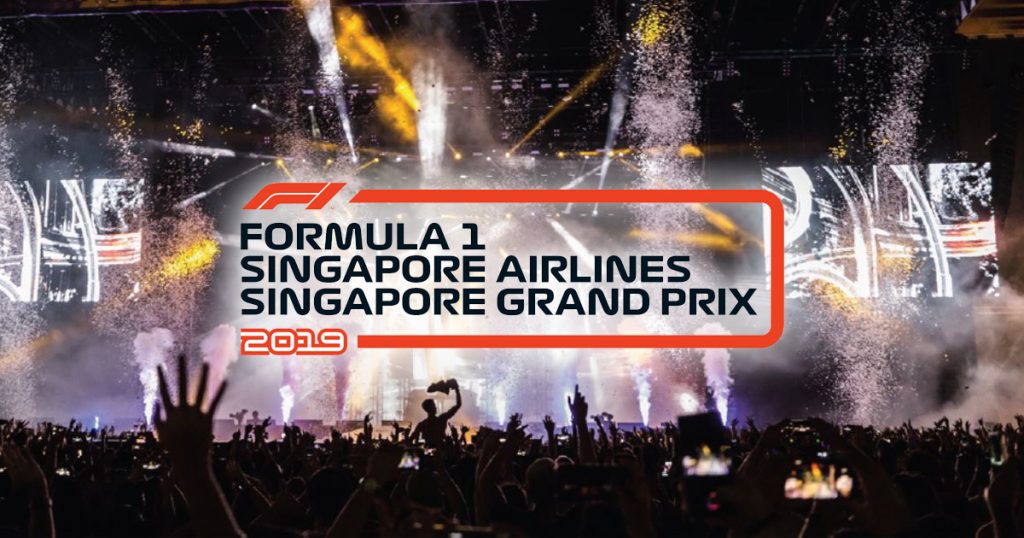 [Promo Inside] Singapore GP’s entertainment line-up for the Formula 1 Singapore Airlines Singapore Grand Prix 2019 - Alvinology
