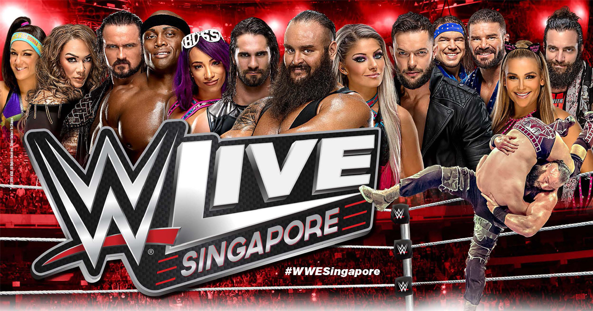 WWE LIVE SINGAPORE returns this June 2019, you can reserve your seats this 15 March (See here) - Alvinology