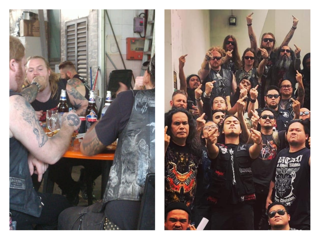 Watain meets fans in Singapore, goes for kopitiam, claps back at "honorless rats" responsible for the ban - Alvinology
