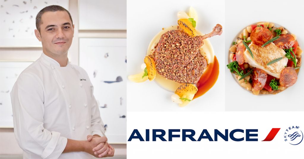 Air France passengers can now have a taste of chef Julien Royer’s exceptional dishes - Alvinology