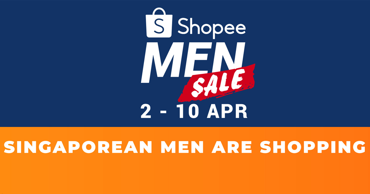 Real men go shopping! Shopee launches Shopee Men Sale from 2-10 April - Alvinology