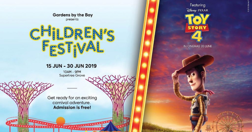 Toy Story 4 is coming to Gardens by the Bay to celebrate Children’s Festival 2019 - Alvinology