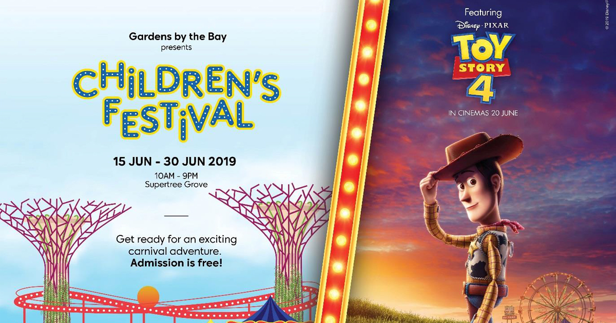 Toy Story 4 is coming to Gardens by the Bay to celebrate Children’s Festival 2019 - Alvinology