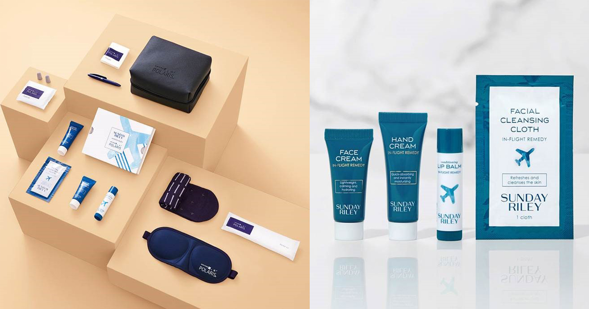 United Airlines to include luxury skincare line Sunday Riley in the amenity kits - Alvinology