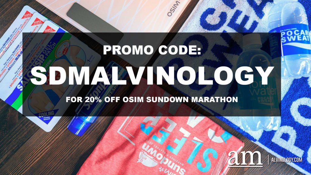 [PROMO CODE] Final Week to Register for the OSIM Sundown Marathon 2019 - Get 20% Off with SDMALVINOLOGY - Alvinology
