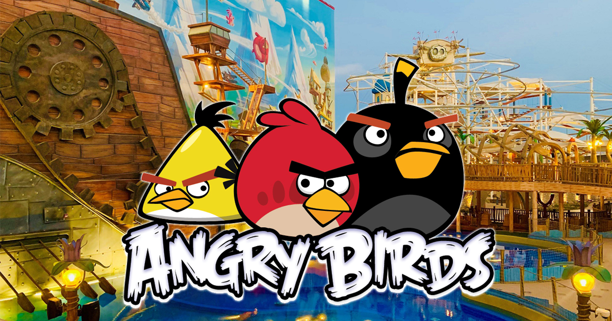 Outdoor Park finally complete at the world's first Angry Birds themed Entertainment Park in Doha, Qatar - Alvinology
