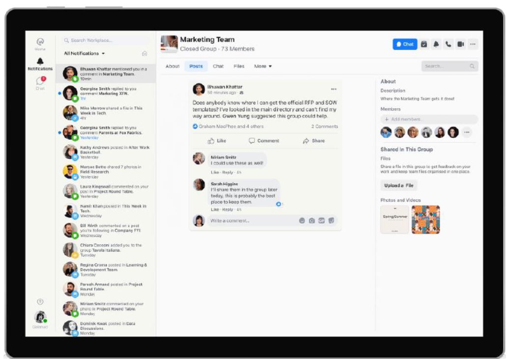 Facebook redesigns Workplace – making work better for everyone Facebook redesigns Workplace – making work better for everyone - Alvinology