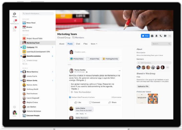 Facebook redesigns Workplace – making work better for everyone Facebook redesigns Workplace – making work better for everyone - Alvinology