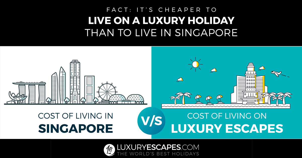 Research suggests that it’s cheaper to live on luxury holidays for a year than to live in Singapore - Alvinology
