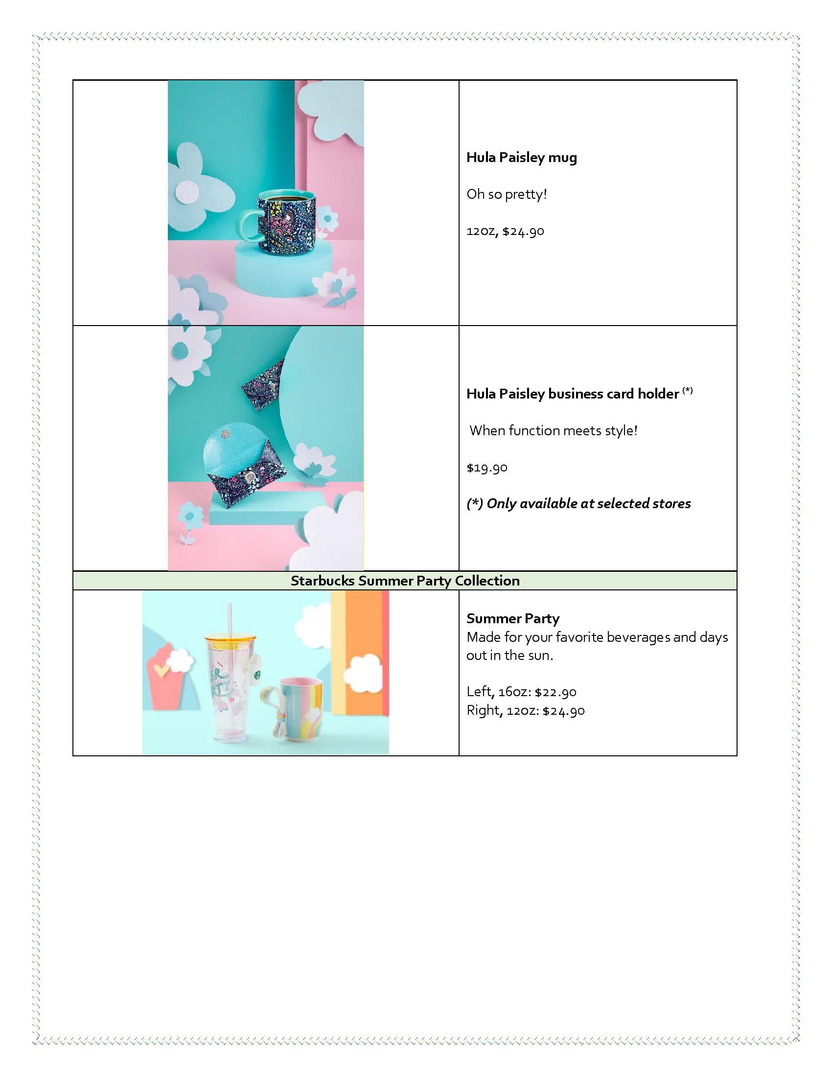 Here are the new Frappuccinos and Vera Bradley merchandise you can collect at Starbucks Singapore today Here are the new Frappuccinos and Vera Bradley merchandise you can collect at Starbucks Singapore today - Alvinology