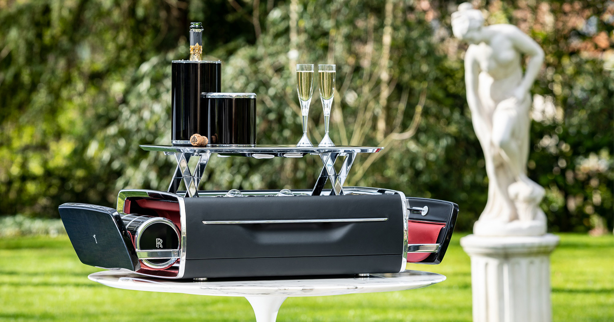 Rolls-Royce presents the elegant Champagne Chest with price starting from GBP £37,000 - Alvinology