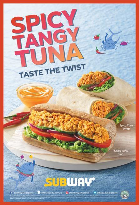 Taste the twist of Subway’s newest Spicy Tangy Tuna for only $6.50 Taste the twist of Subway’s newest Spicy Tangy Tuna for only $6.50 - Alvinology