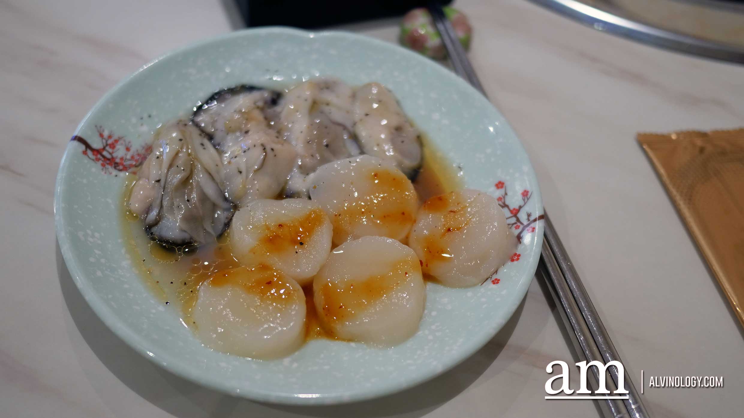 Giant Scallops and Hokkaido Oysters