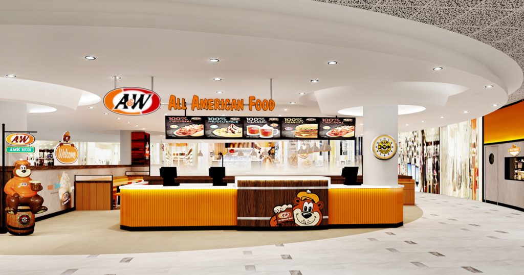 After Jewel Changi Airport, A&W Restaurant is opening its first heartland outlet in AMK Hub - Alvinology