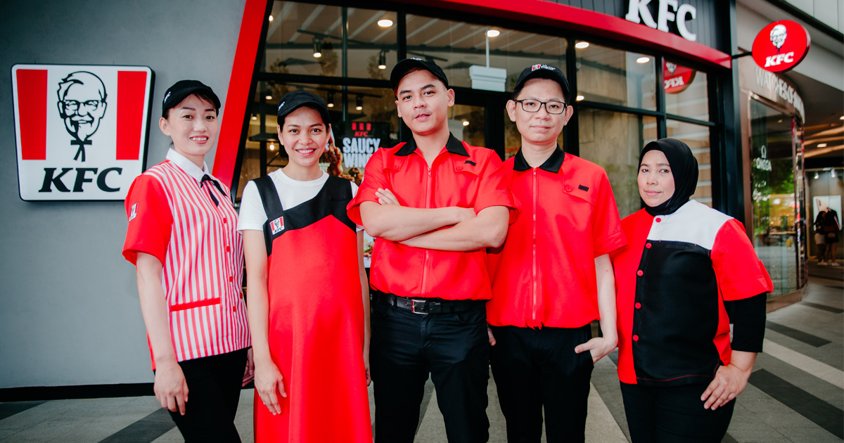 KFC x Thomas Wee: KFC Singapore launches brand-new uniforms in recognition of its staff - Alvinology