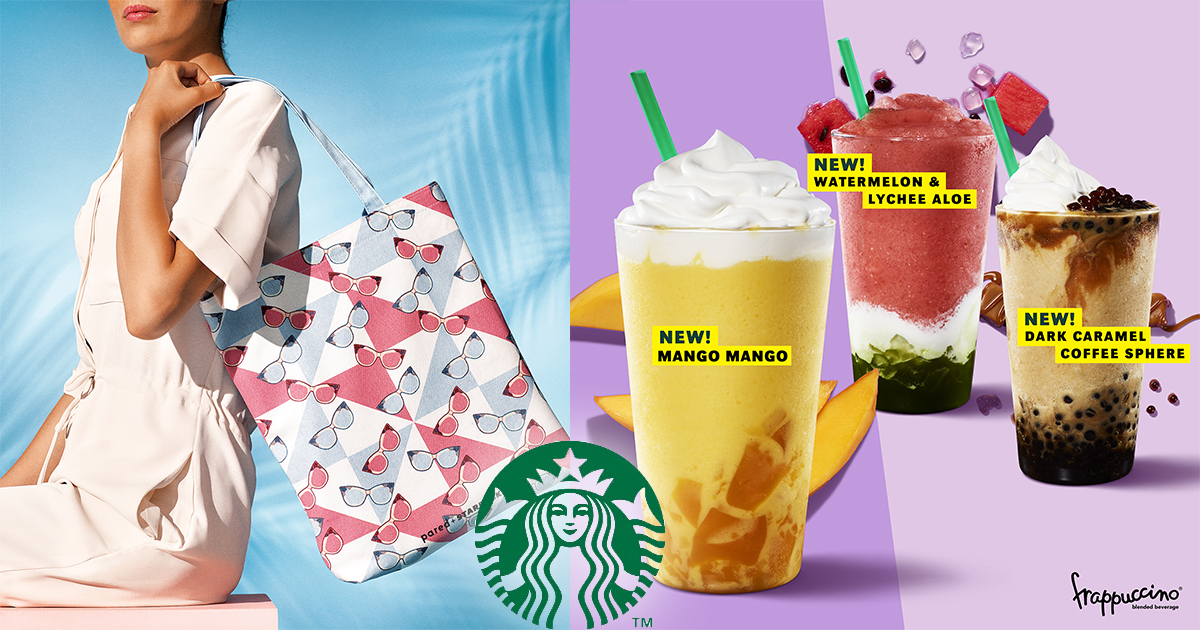 New sun-soaked merchandise, frappe, and returning favourite at Starbucks to blend in with the summer heat - Alvinology
