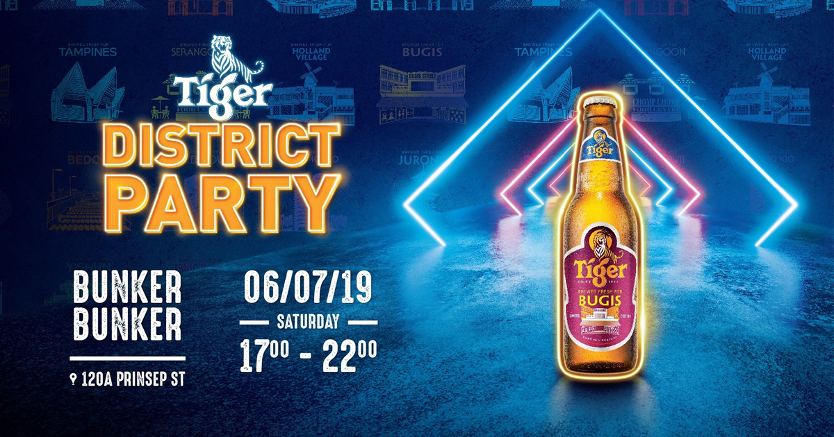 Have a helluva good time at the first-ever Tiger District Party this 6 July at BUNKERBUNKER - Alvinology