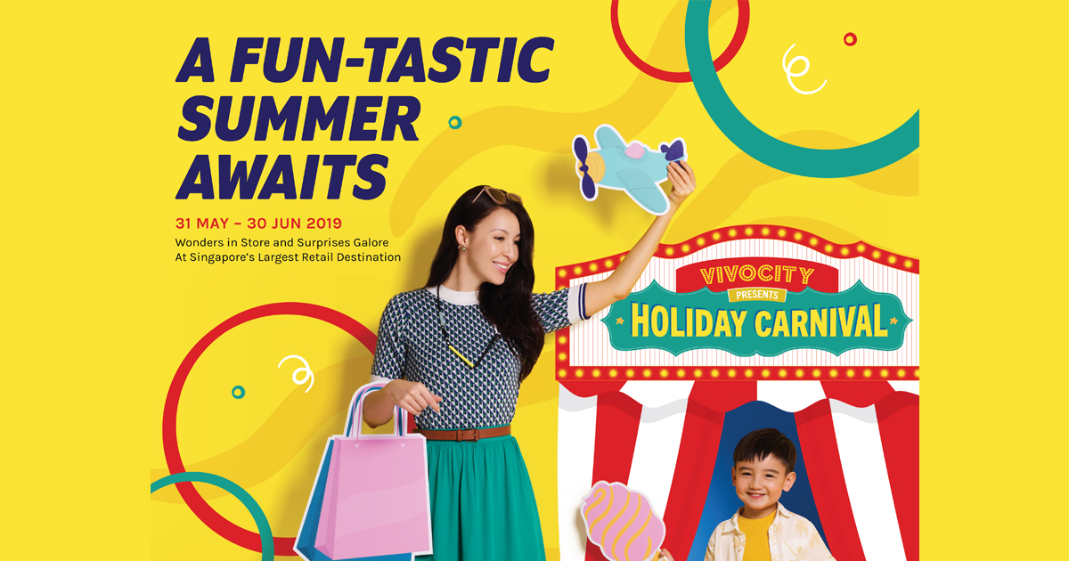 Have a blast this June with 1-for-1 deals, attractive rewards and an outdoor Holiday Carnival at VivoCity - Alvinology