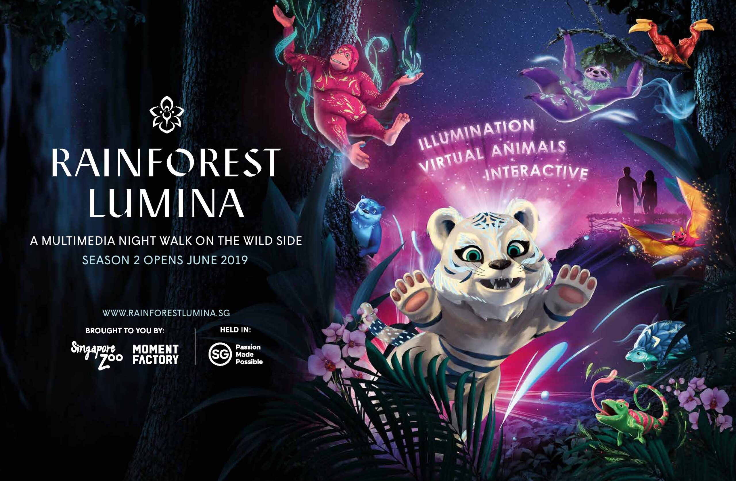 Rainforest Lumina back at the Singapore Zoo for season two - Alvinology