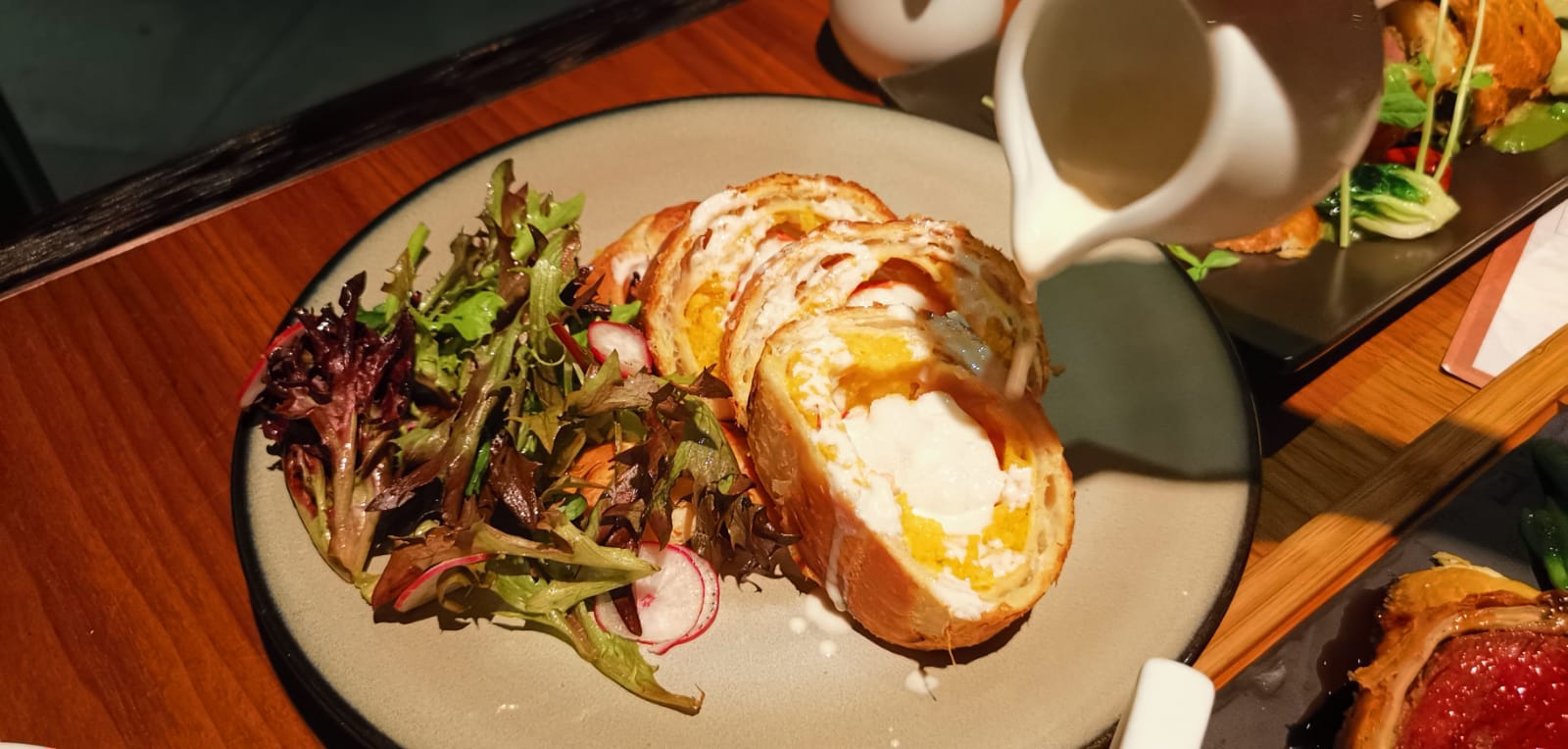 lobster and saffron risotto wellington (S$65++) 