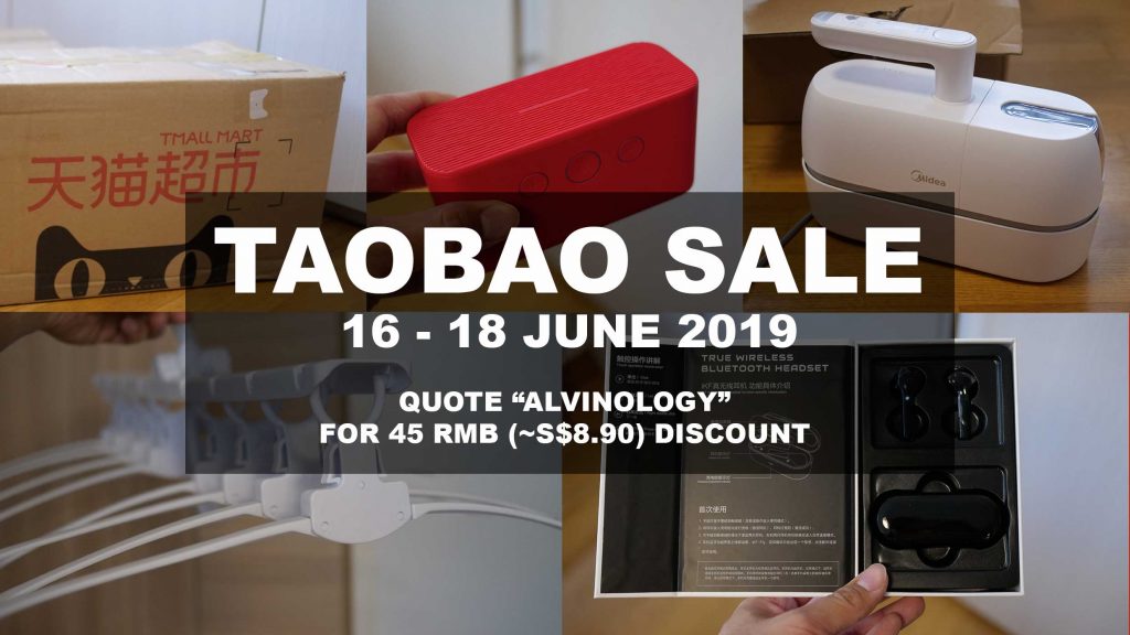 [PROMO CODE INSIDE] Taobao Great Singapore Sale 2019: Up to 50% discount when you Jio-A-Friend and more - Alvinology
