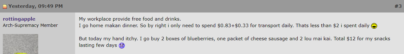 Singaporeans show how they survive on less than $10/day without cooking - Alvinology