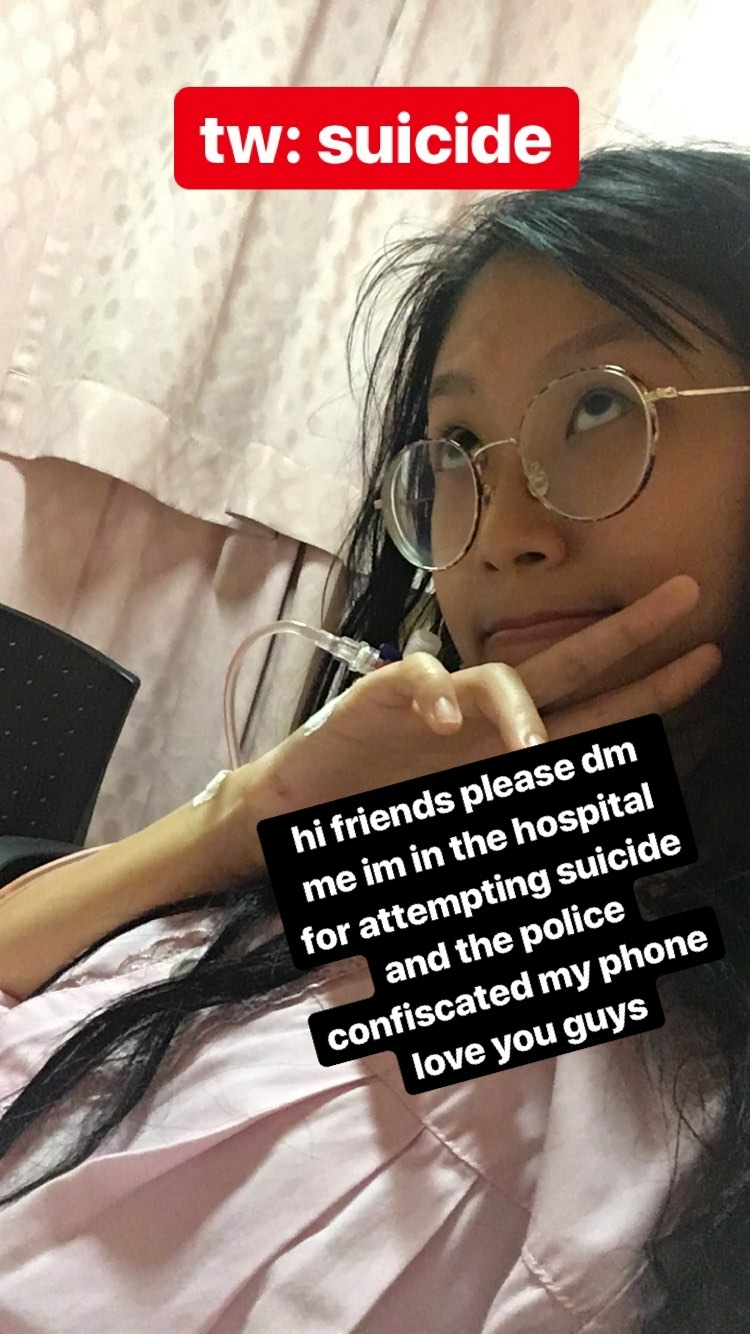 Singaporean influencer Shinyi hospitalized after suicide attempt, posts about it on Instagram - Alvinology