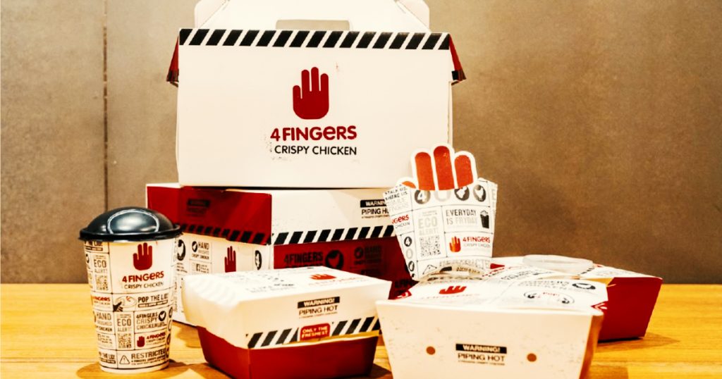 4FINGERS rolls out sustainable packaging because with great food comes with great responsibility - Alvinology