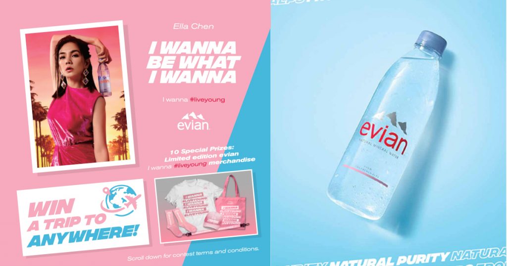 Ella Chen and Evian wants you to win a trip to anywhere in the world - Alvinology