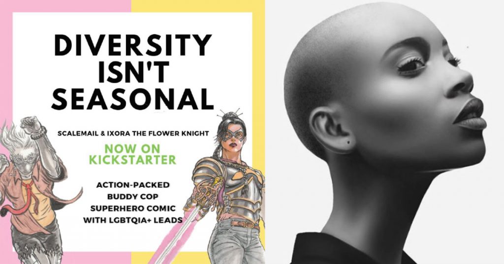 Singaporean Writer launches first local LGBTQ + Superhero Comic – Scalemail & Ixora the Flower Knight – Now on Kickstarter - Alvinology