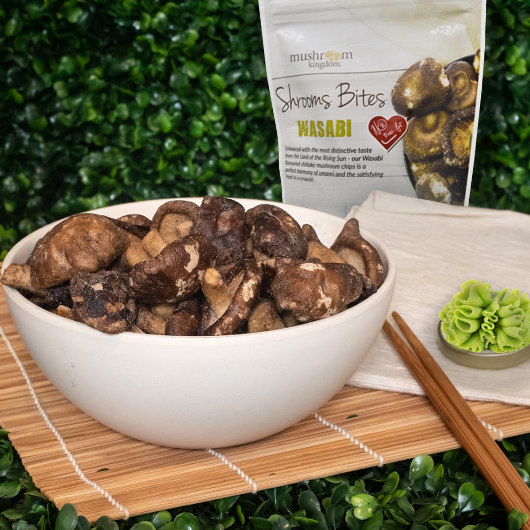 Shiitake mushroom chips is the perfect snack that won’t ruin your diet and it’s only 5.50