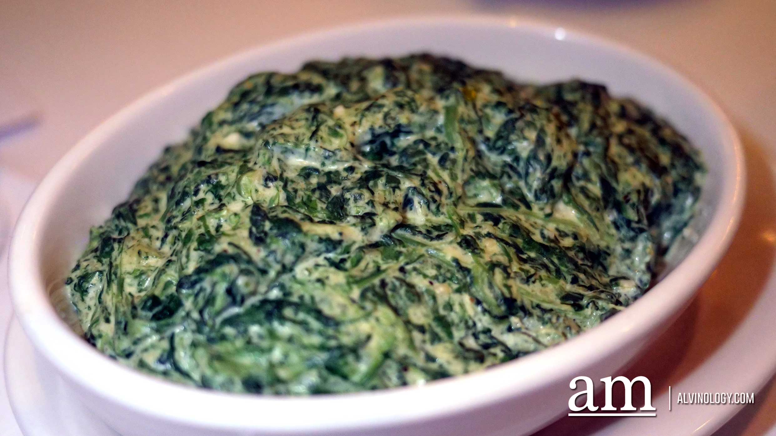 15. Creamed Spinach