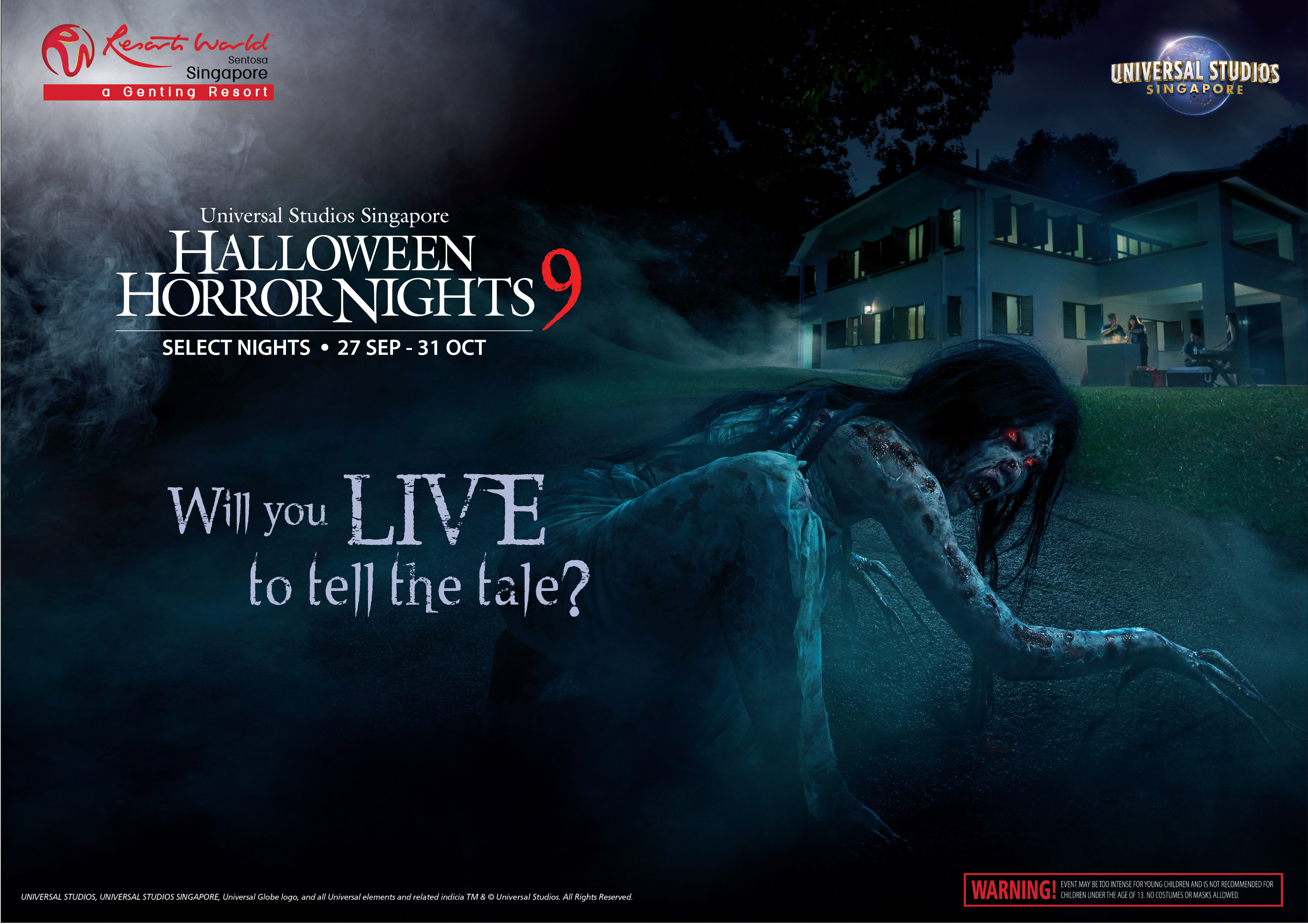 Halloween is coming early at Universal Studios Singapore - First-Ever Haunted House by Renowned Thai Filmmakers - Alvinology