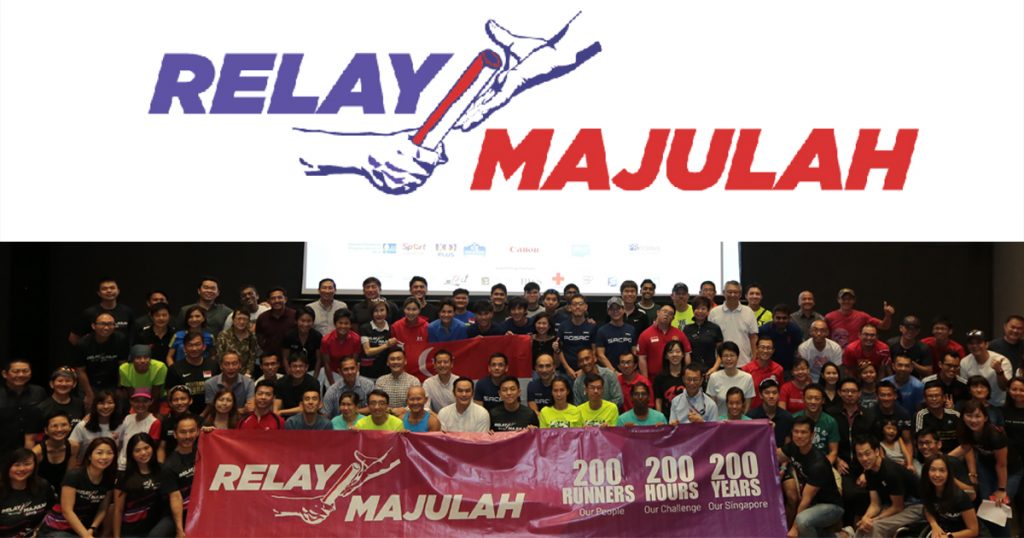 Relay Majulah - 200 runners participate in a 2,000KM relay within 200 hours challenge - Alvinology