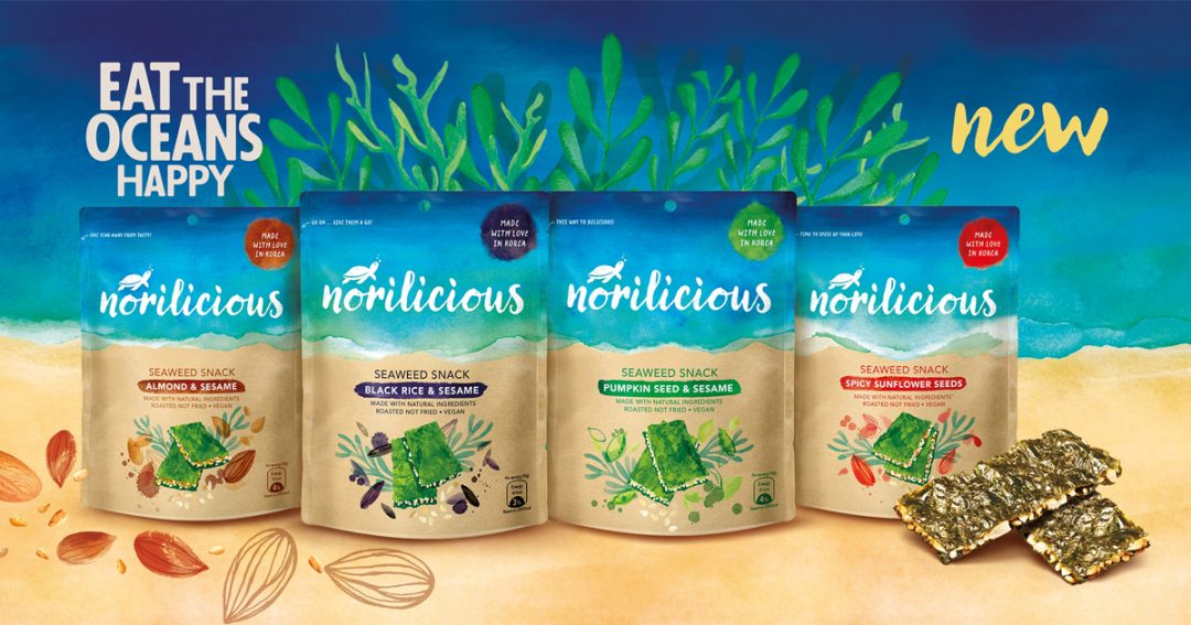 Norilicious here’s a seaweed snack created with the ocean in mind