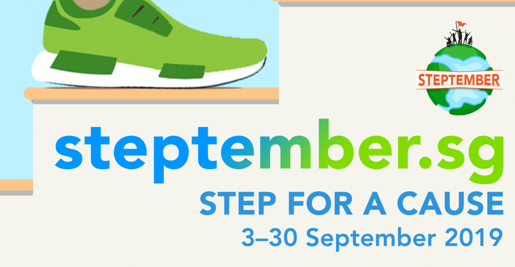 Step for a cause with Cerebral Palsy Alliance Singapore this Steptember - Alvinology