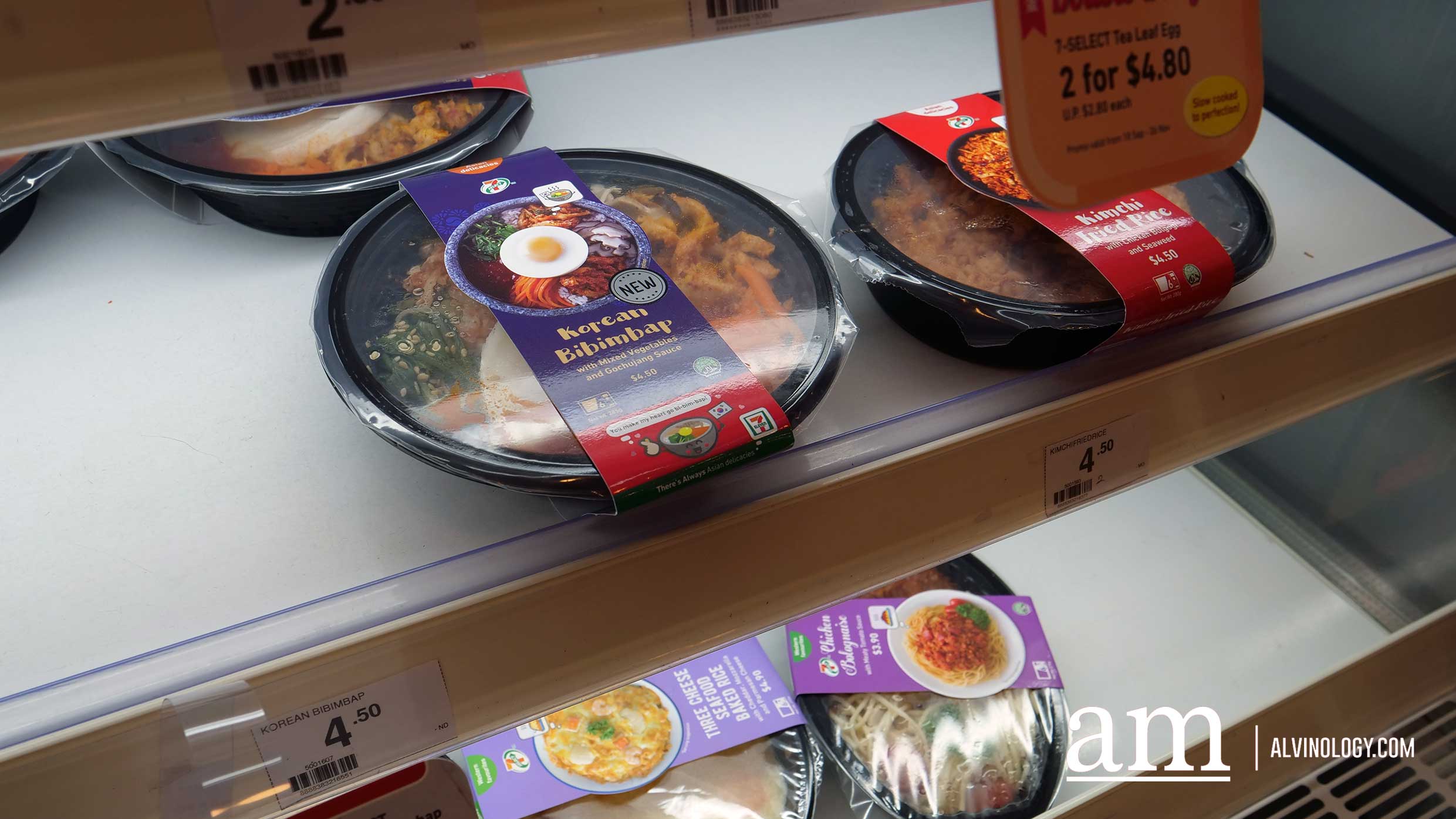 Luncheon Meat Onigiri to Korean Bibimpap: Five Surprisingly Exotic Ready-to-eat Meals at 7-Eleven Singapore - Alvinology